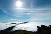 雲上の羊蹄山　撮影地：目国内岳山頂