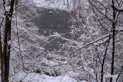 尻別川と新雪　撮影地：倶知安町比羅夫