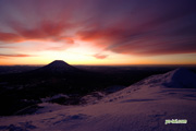 朝焼け 2009-12-5　撮影地：ニセコアンヌプリ山頂