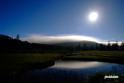 月夜の神仙沼湿原　2012-09-02　撮影地：共和町神仙沼