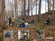 カタクリの丘整備作業　2013-11-03　撮影地：ニセコ町有島