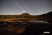 月灯りの神仙沼湿原 2020-05-30 撮影地：共和町神仙沼